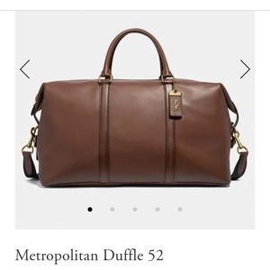 Metropolitan Duffle 52 | coach brown duffle bag